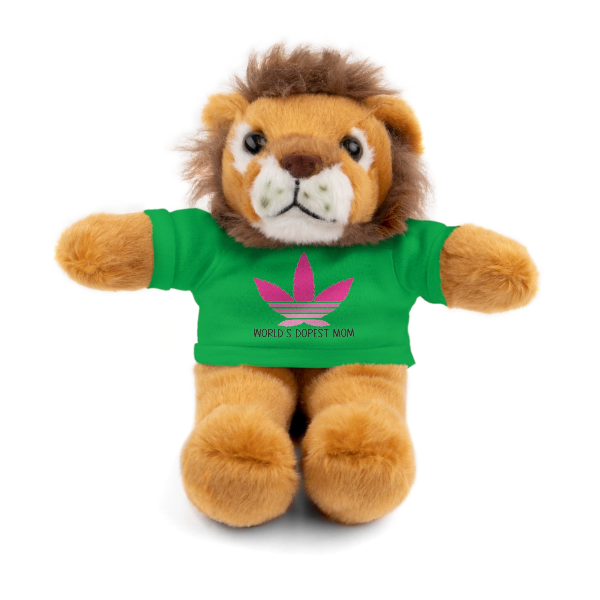 Teddy Bear – "World's Dopest Mom" Adult Plush with Tee for 420 moms