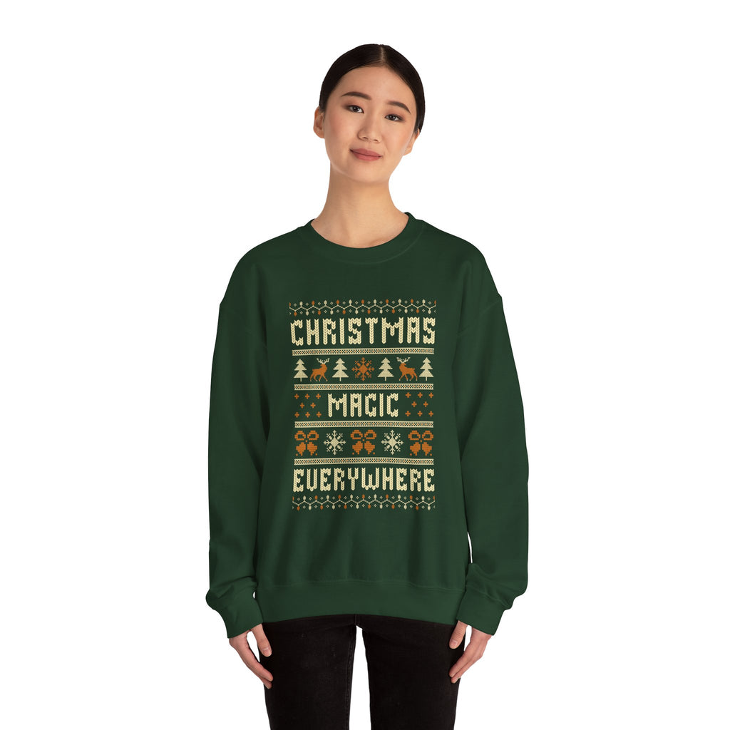 Christmas Magic Everywhere Ugly Sweatshirt