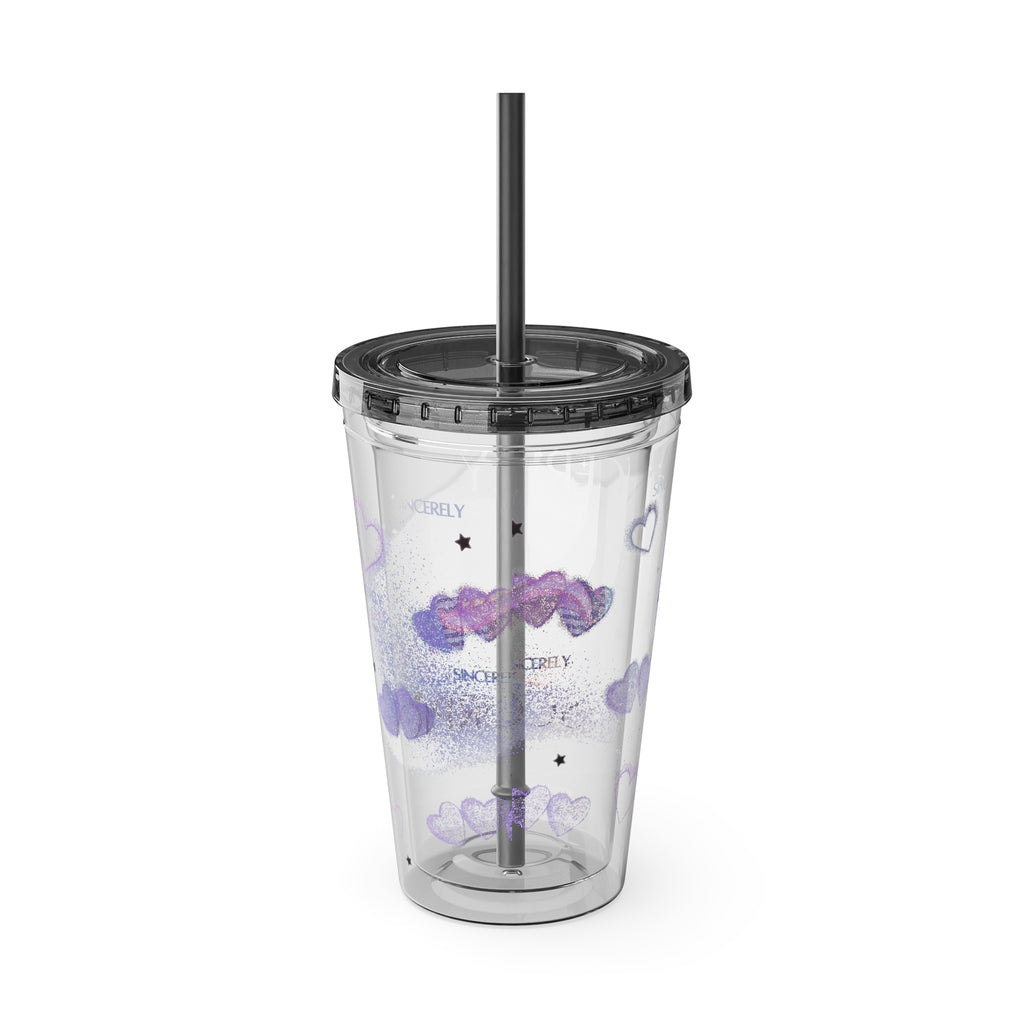 Sincerely Scorpio Zodiac Sunsplash Tumbler with Straw - 16oz