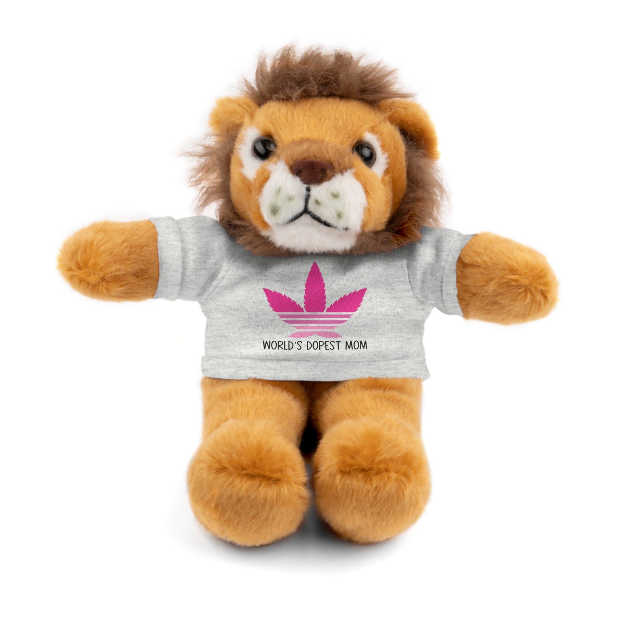 Teddy Bear – "World's Dopest Mom" Adult Plush with Tee for 420 moms