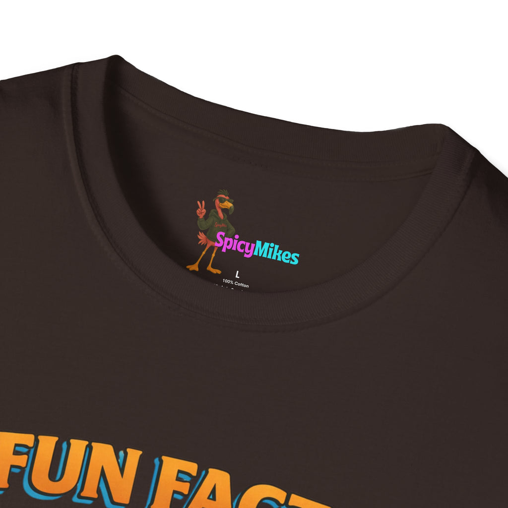 Fun Fact I Don't Care Cat T-Shirt Graphic Tee
