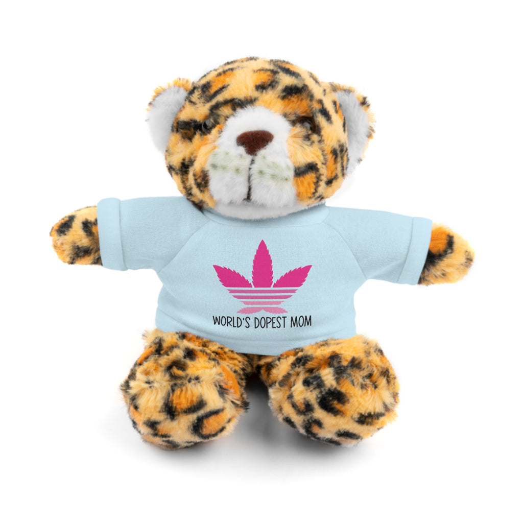 Teddy Bear – "World's Dopest Mom" Adult Plush with Tee for 420 moms