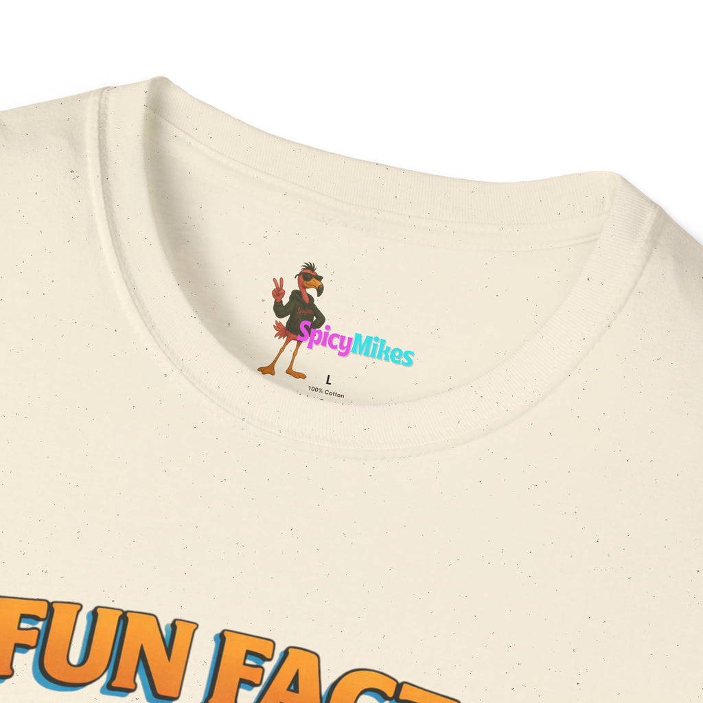 Fun Fact I Don't Care Cat T-Shirt Graphic Tee