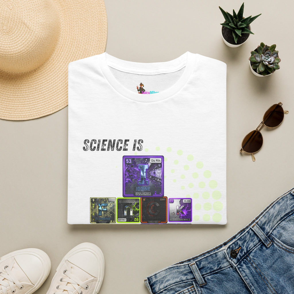 Science Is Fun T-Shirt — Playful Periodic Table Graphic Tee for STEM Lovers