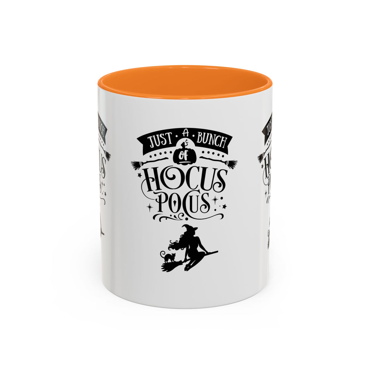 Halloween Just A Bunch Of Hocus Pocus Colored Rimmed Mug