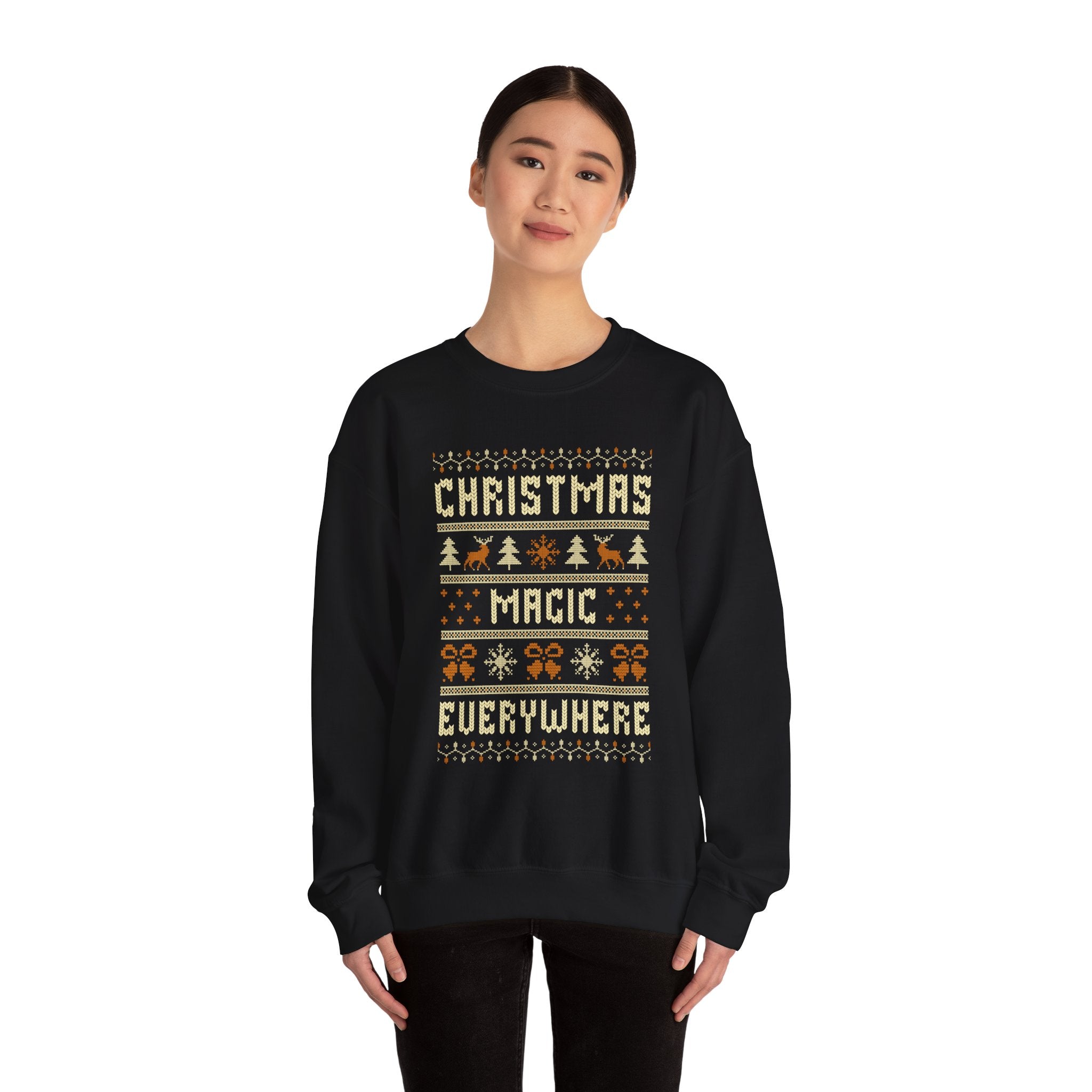 Christmas Magic Everywhere Ugly Sweatshirt