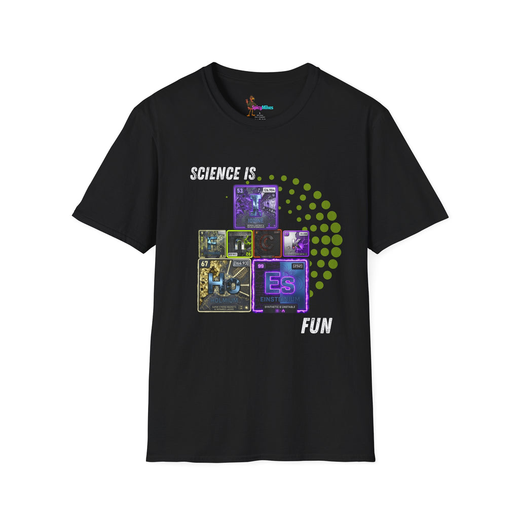 Science Is Fun T-Shirt — Playful Periodic Table Graphic Tee for STEM Lovers
