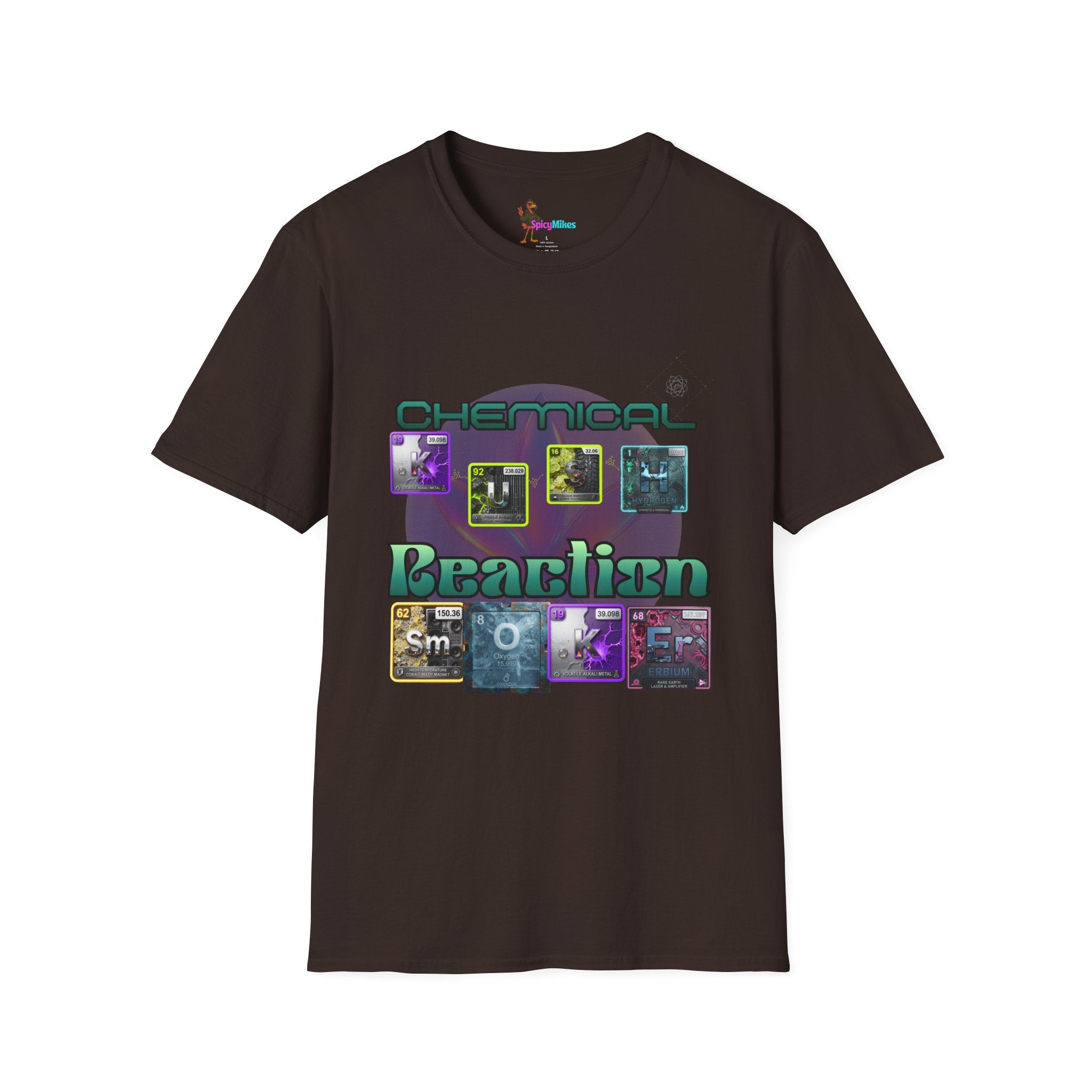 Chemical Reaction T-Shirt — Retro Neon Science 420Graphic Tee