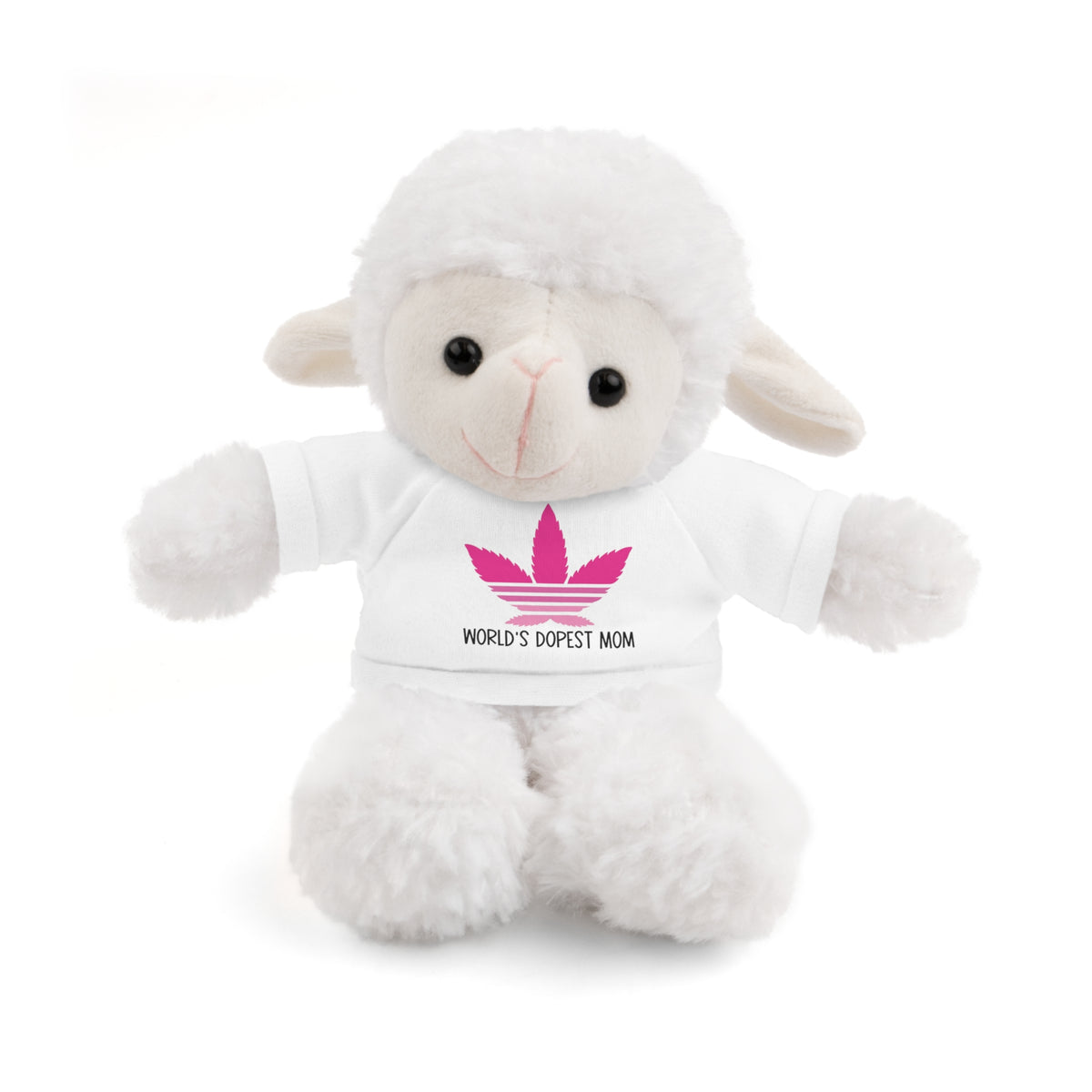 Teddy Bear – "World's Dopest Mom" Adult Plush with Tee for 420 moms
