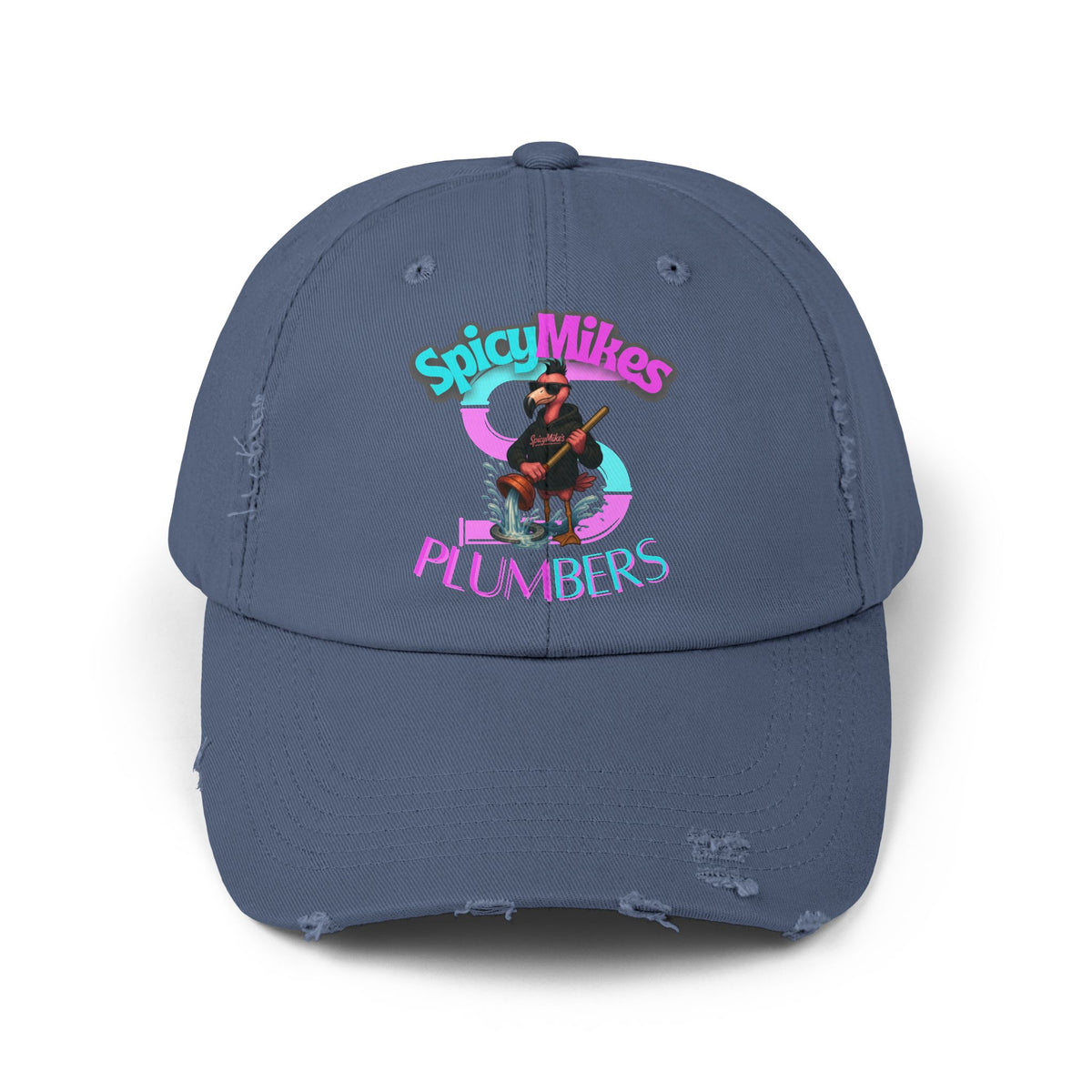 SpicyMike's Plumbers Unisex Distressed Cap