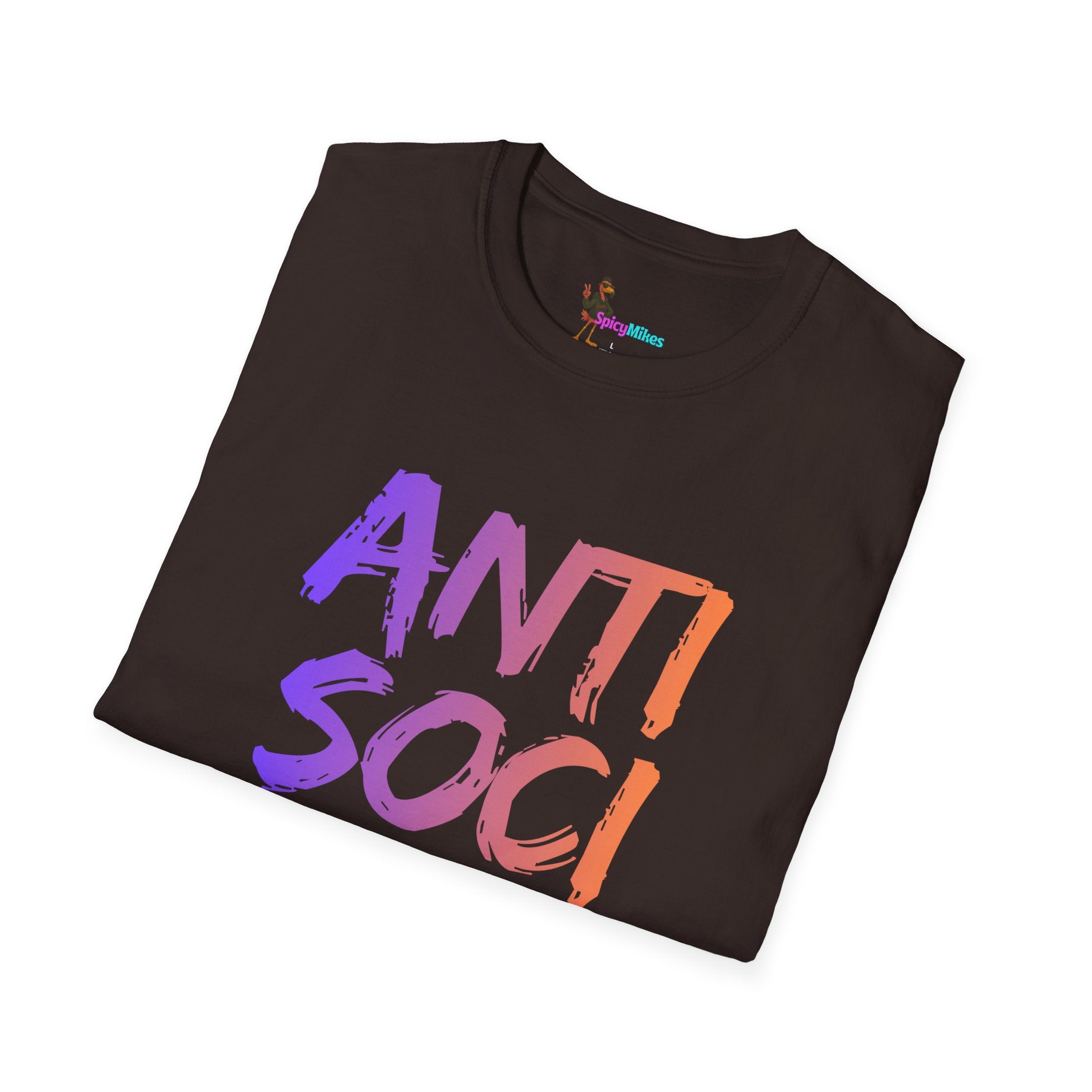 Antisocial Brushstroke Graphic Tee