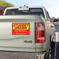 “This Was Not In The Tutorial” Reflective Safety Sign Student Driver Car Magnet