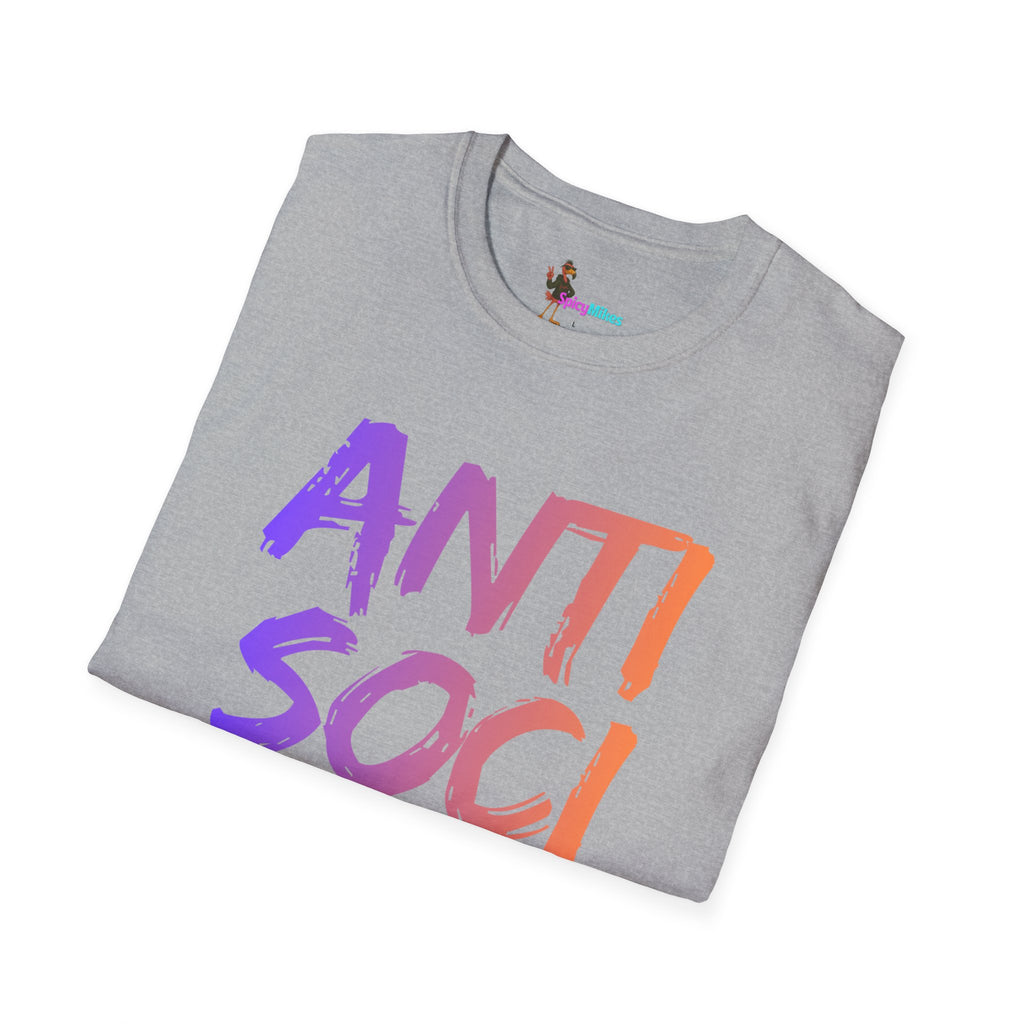 Antisocial Brushstroke Graphic Tee