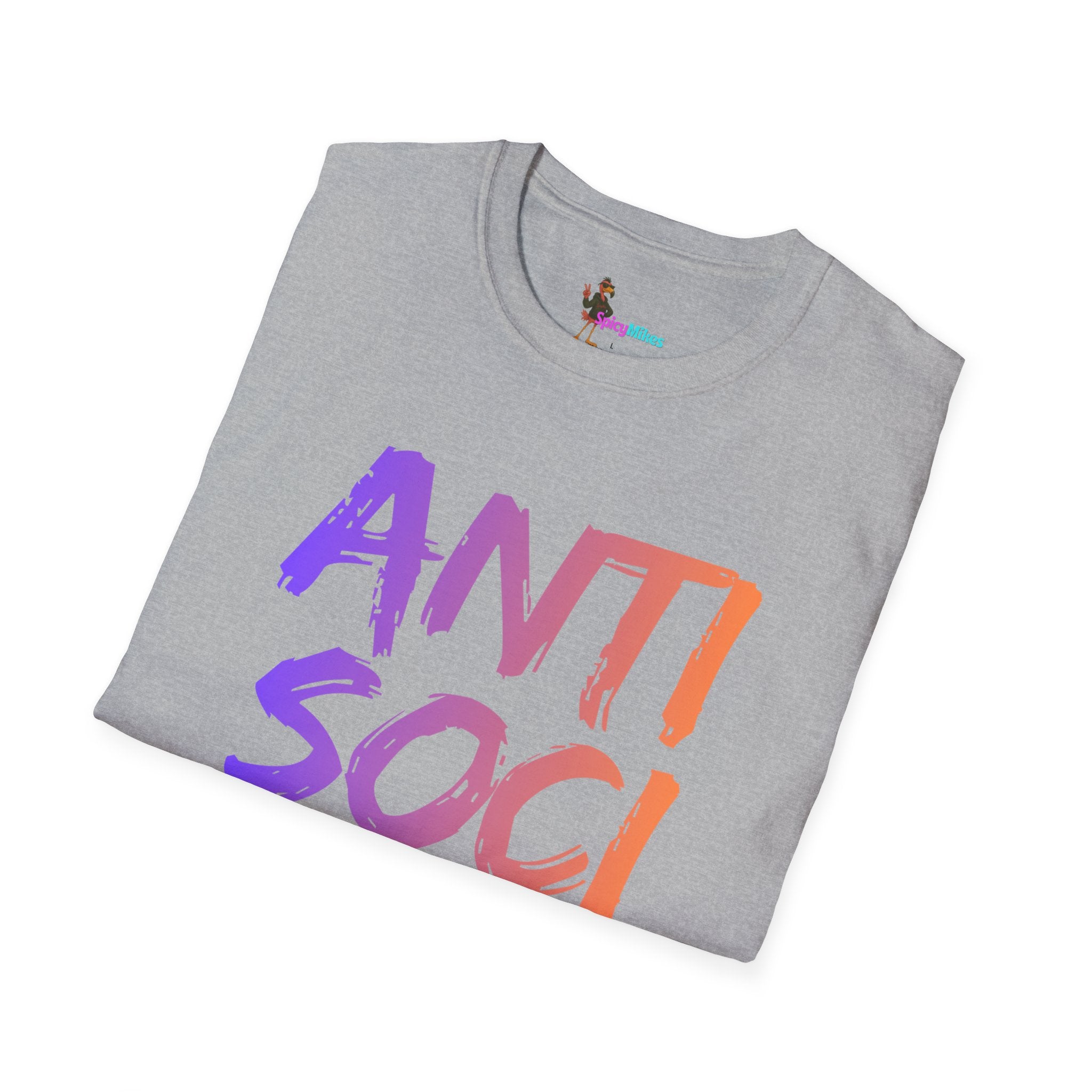 Antisocial Brushstroke Graphic Tee