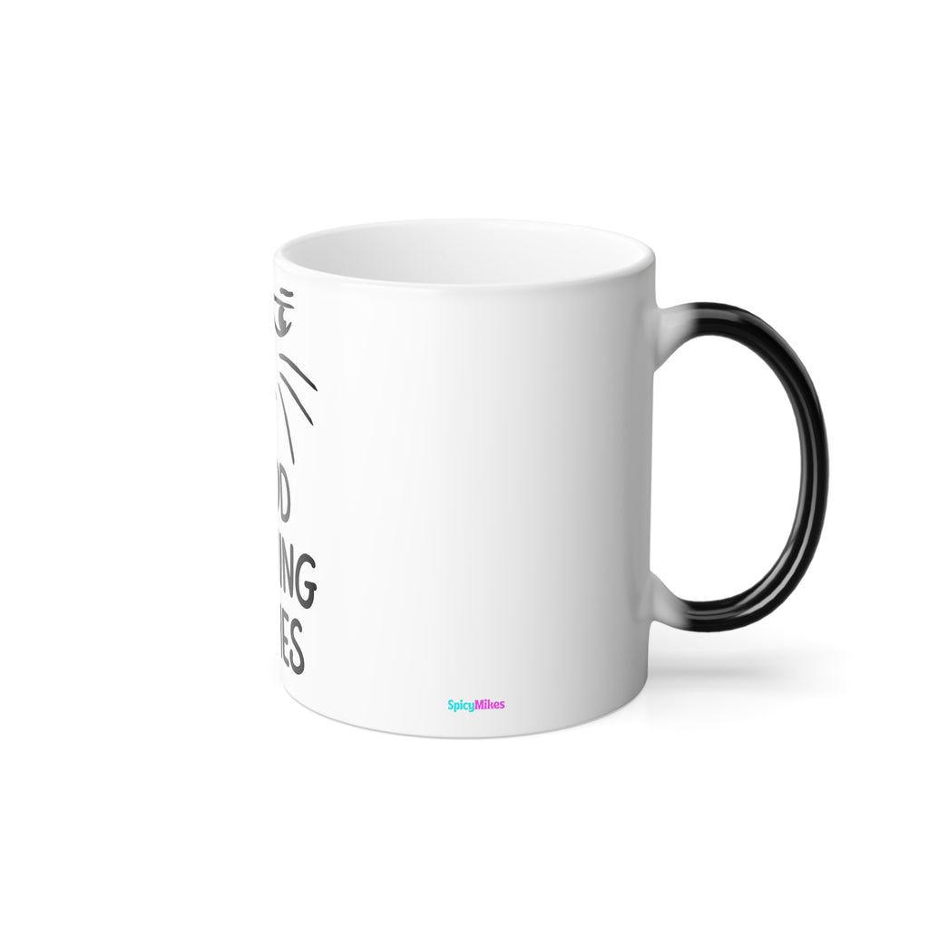 Good Morning B*%&^* White Disappearing Mug