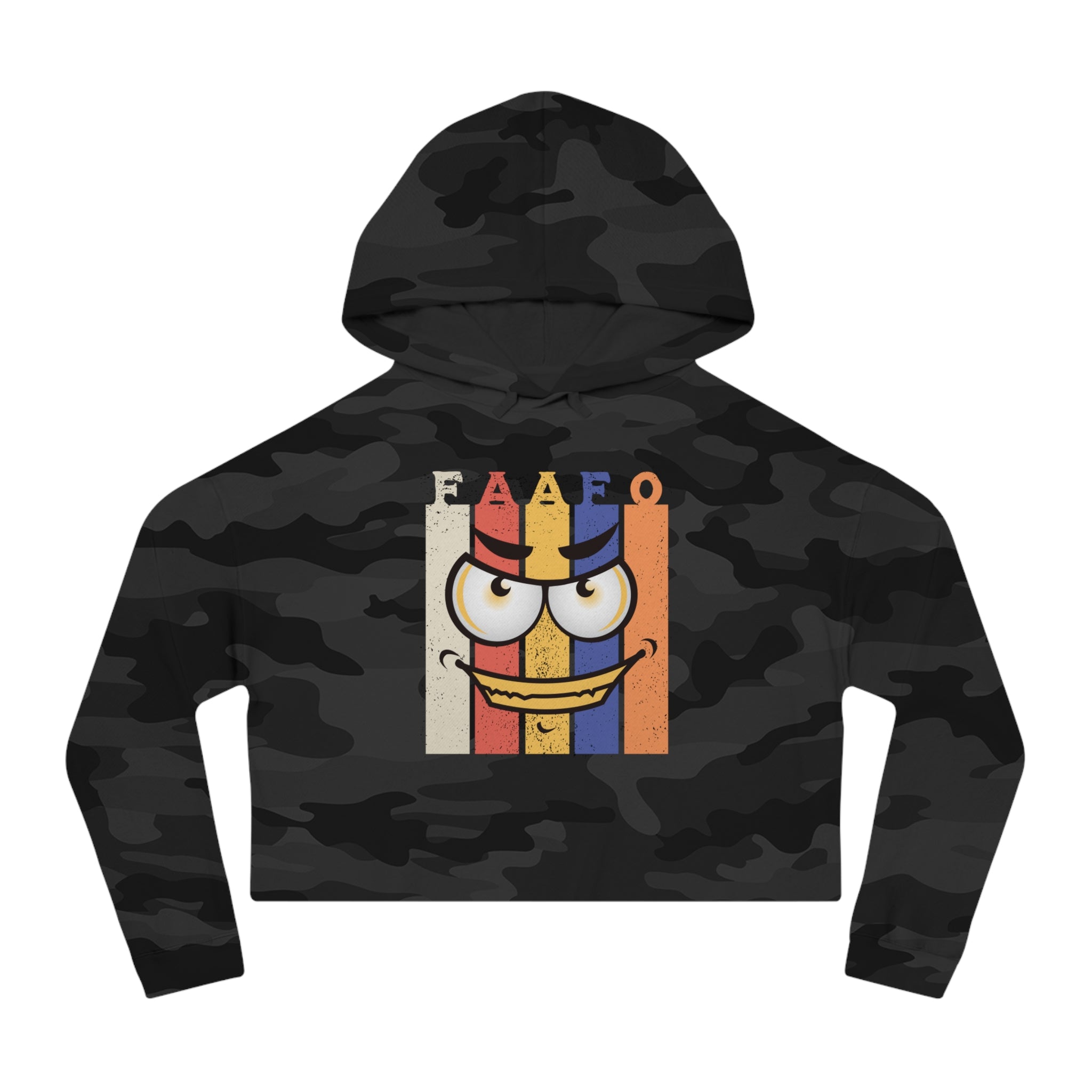 FAAFO Big Stripes Women's Cropped Hoodie