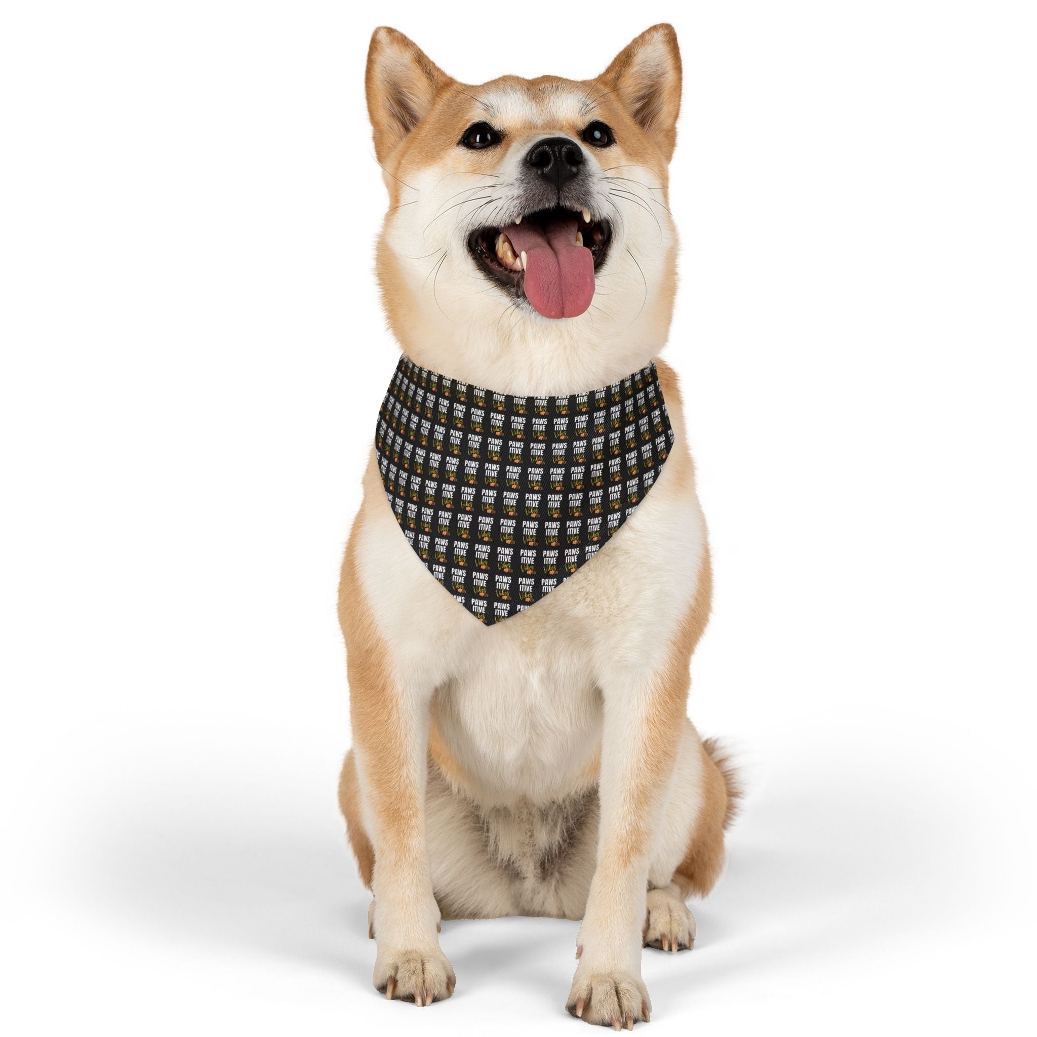 Pawsitive Vibez Pet Bandana Collar