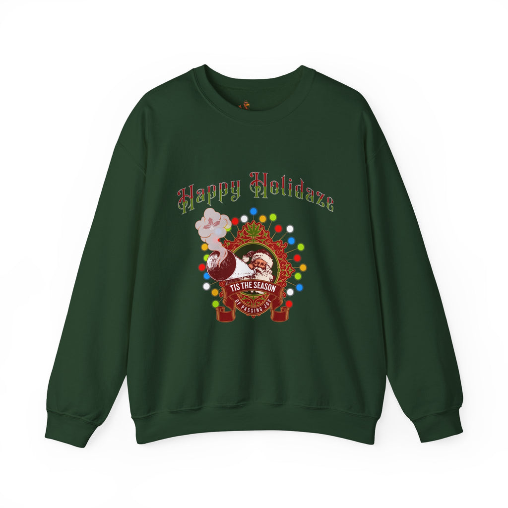 "Happy Holidaze" Retro Christmas Sweatshirt