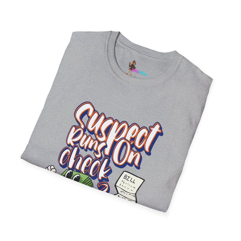 Suspect Runs On...Check 2 Check Graphic Tee