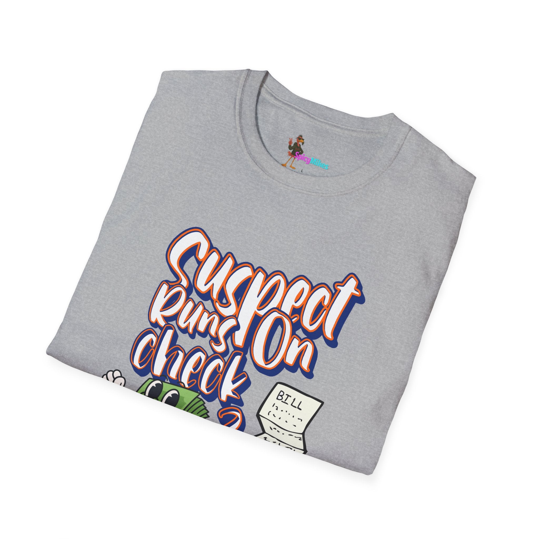 Suspect Runs On...Check 2 Check Graphic Tee