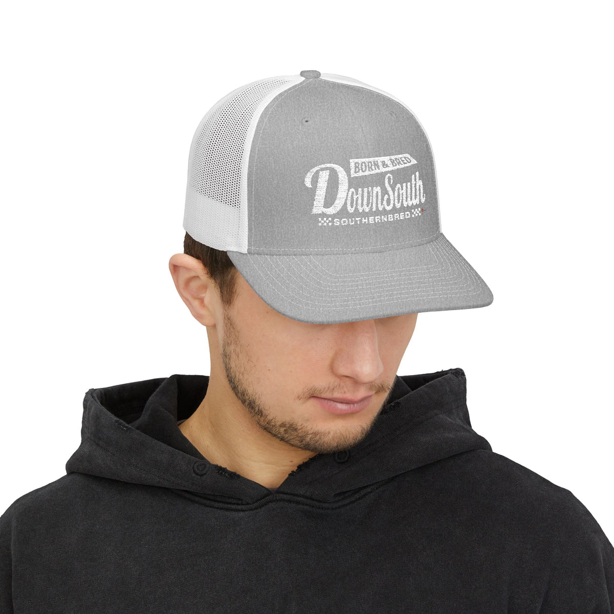 Born & Bred Down South SouthernBred Embroidered Trucker Cap