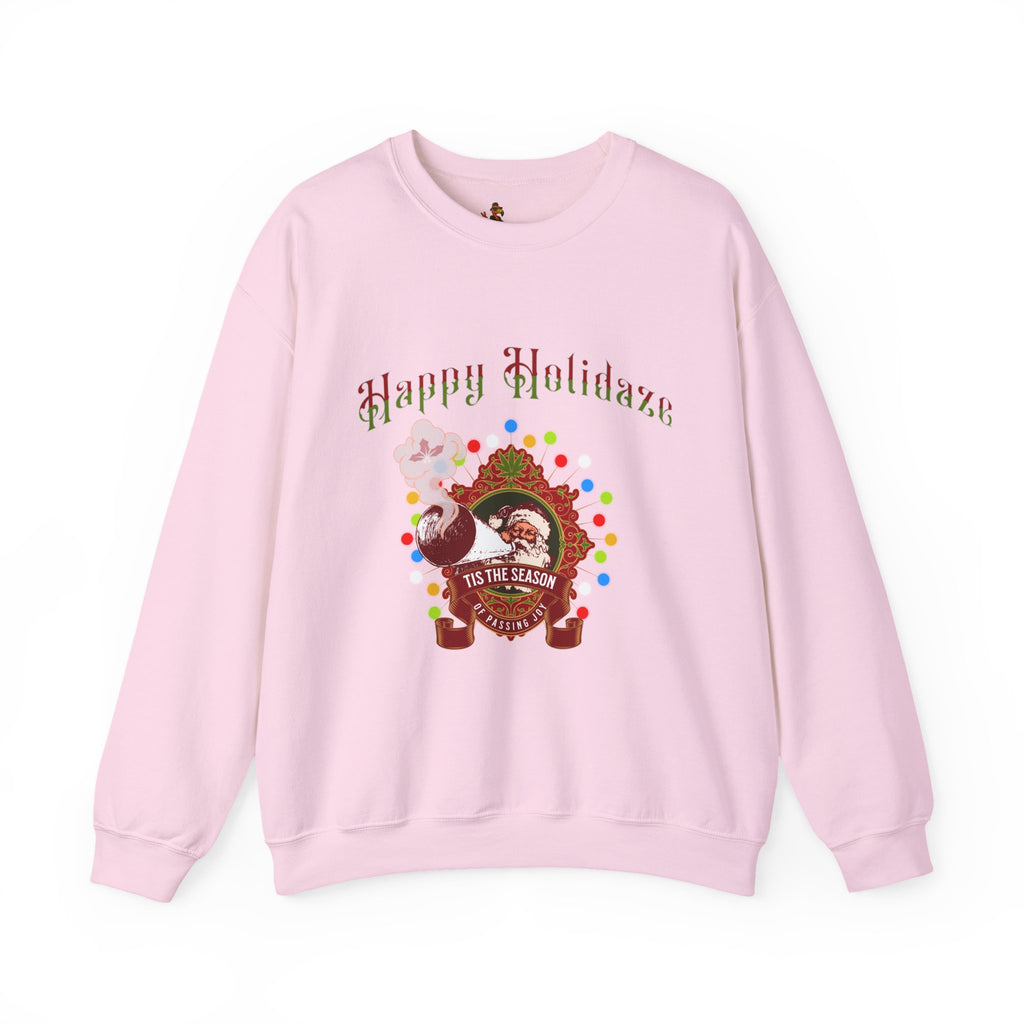 "Happy Holidaze" Retro Christmas Sweatshirt