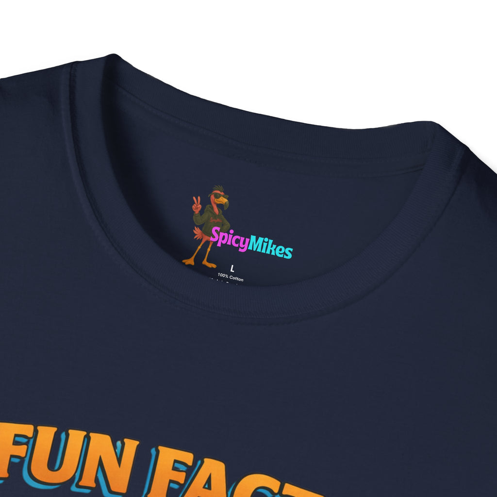Fun Fact I Don't Care Cat T-Shirt Graphic Tee