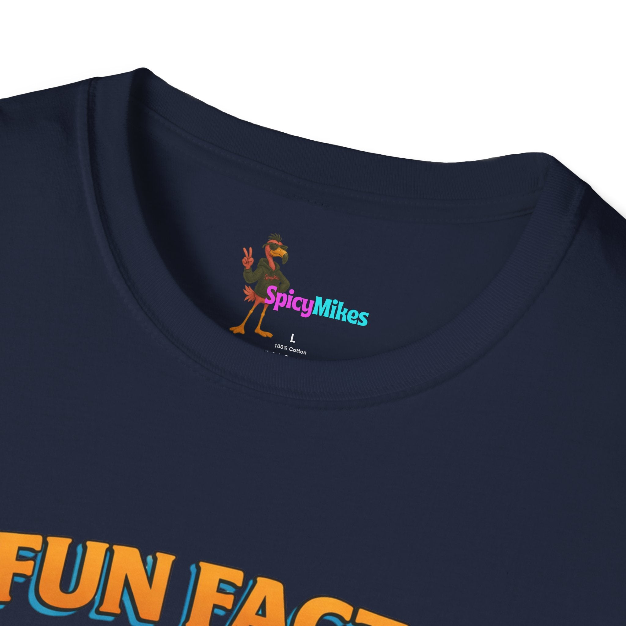 Fun Fact I Don't Care Cat T-Shirt Graphic Tee