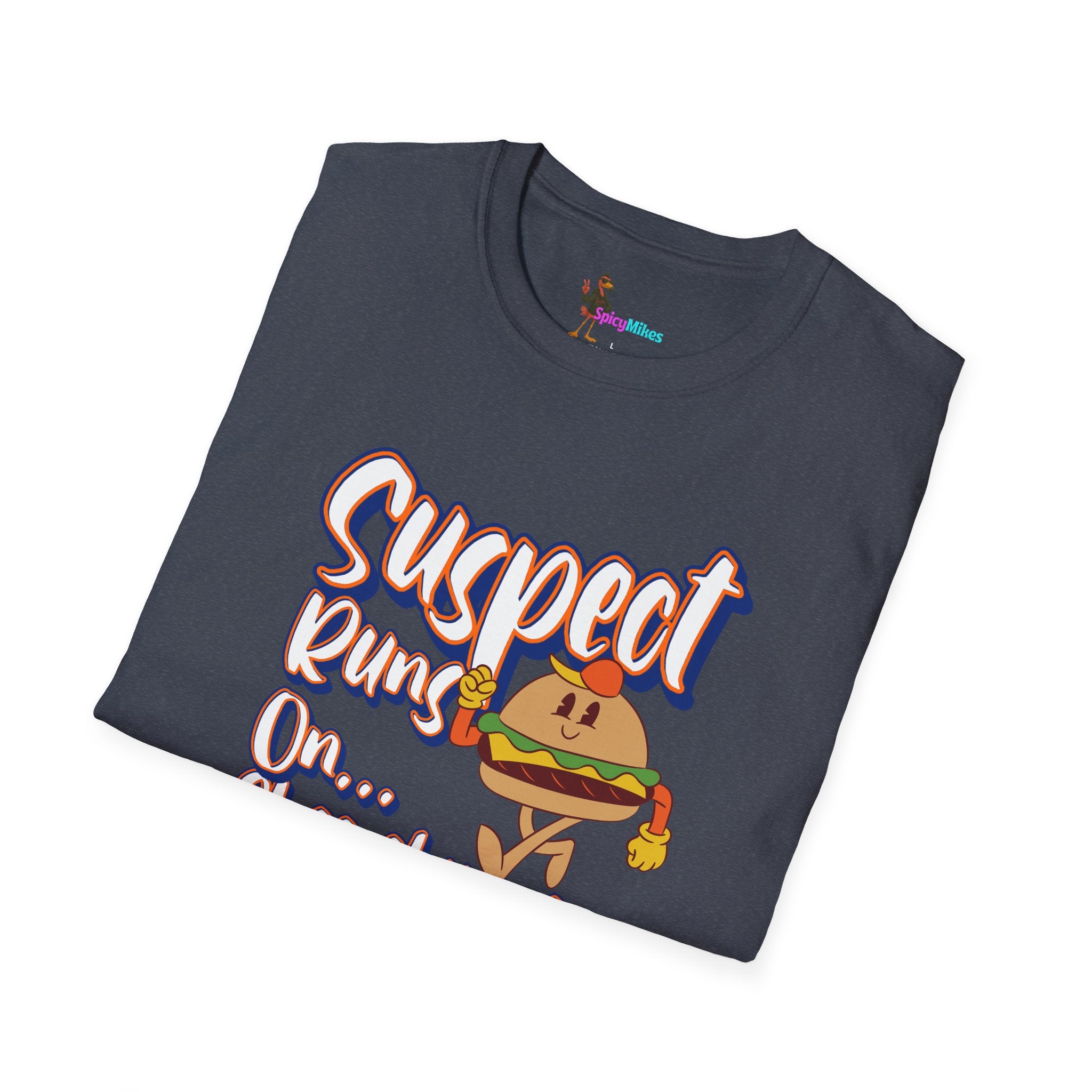 Suspect Runs On...Cheeseburgers Graphic Tee