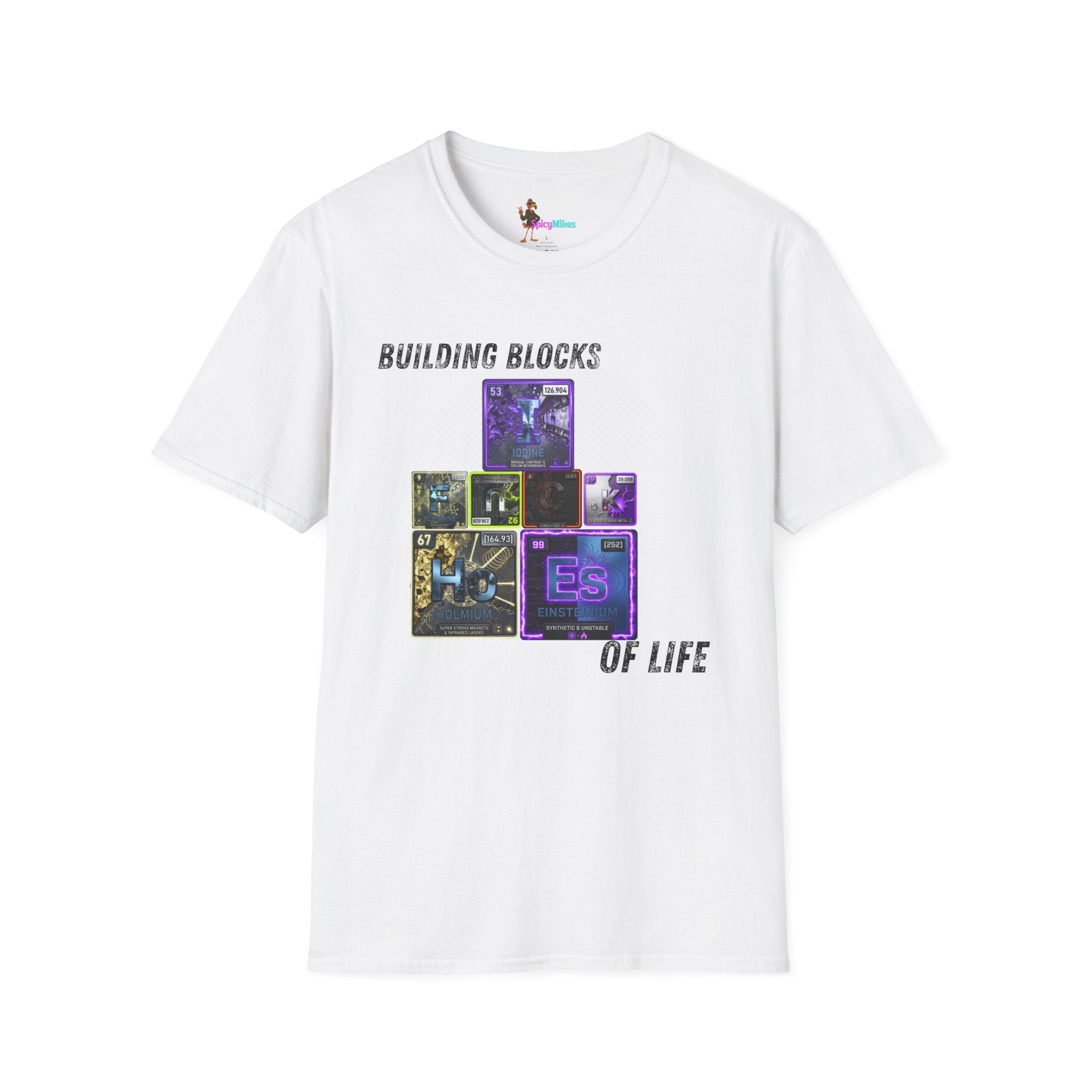 Building Blocks of Life T-Shirt — Science Element Periodic Table Graphic Tee