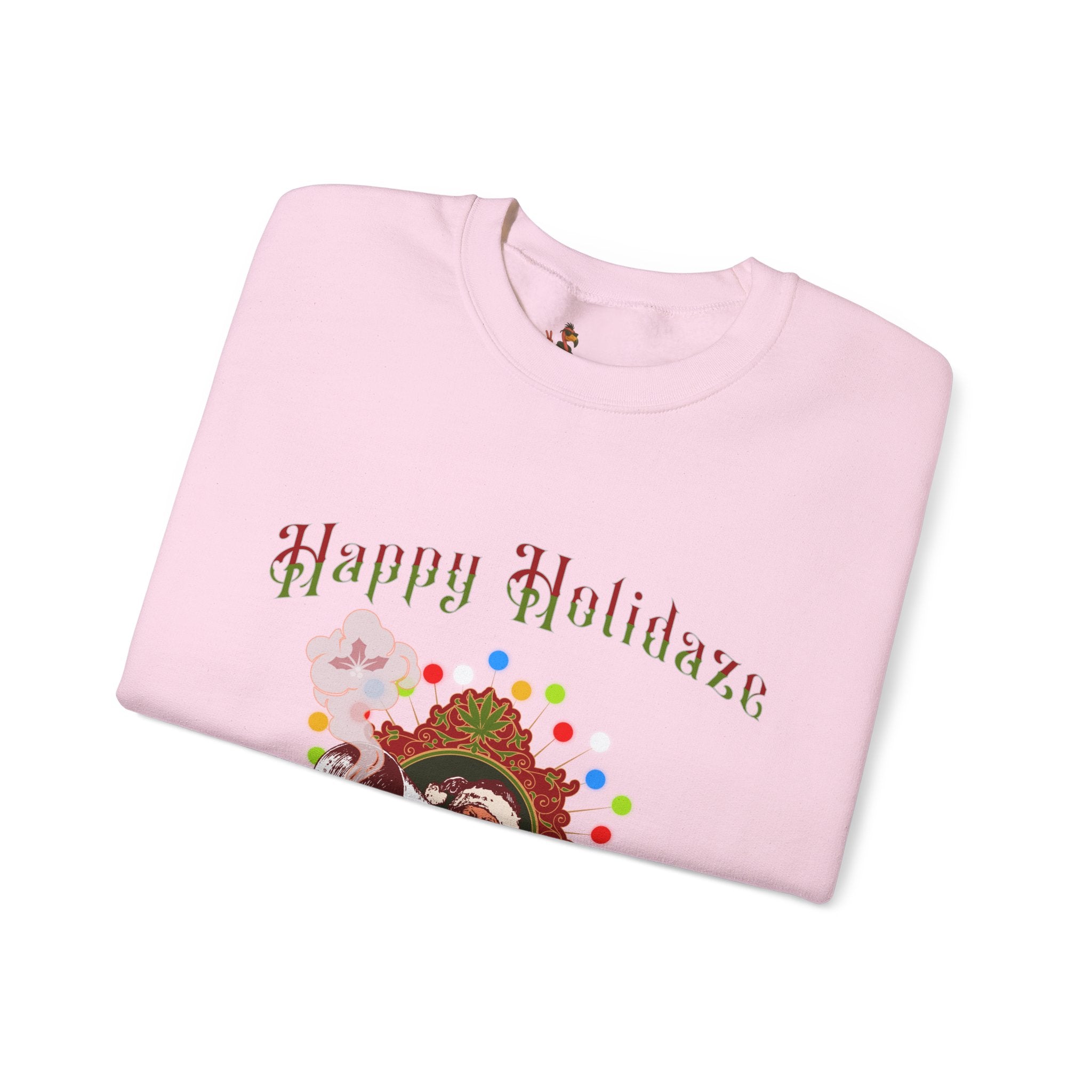 "Happy Holidaze" Retro Christmas Sweatshirt
