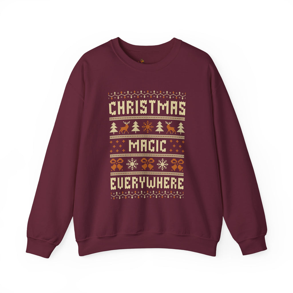 Christmas Magic Everywhere Ugly Sweatshirt