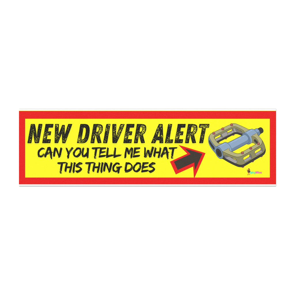 What This Do? New Driver Alert Car Magnet — Funny Learner Driver Bumper Sign