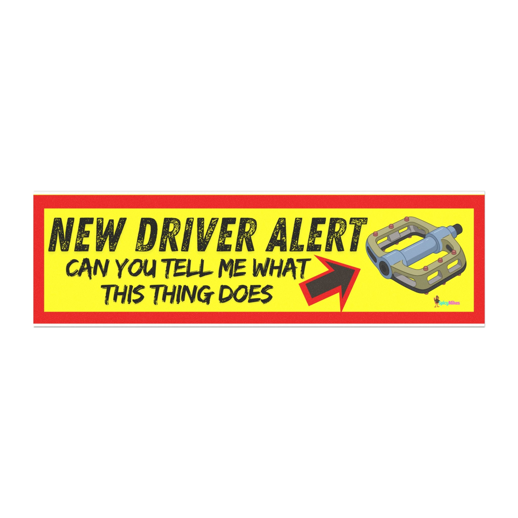 What This Do? New Driver Alert Car Magnet — Funny Learner Driver Bumper Sign