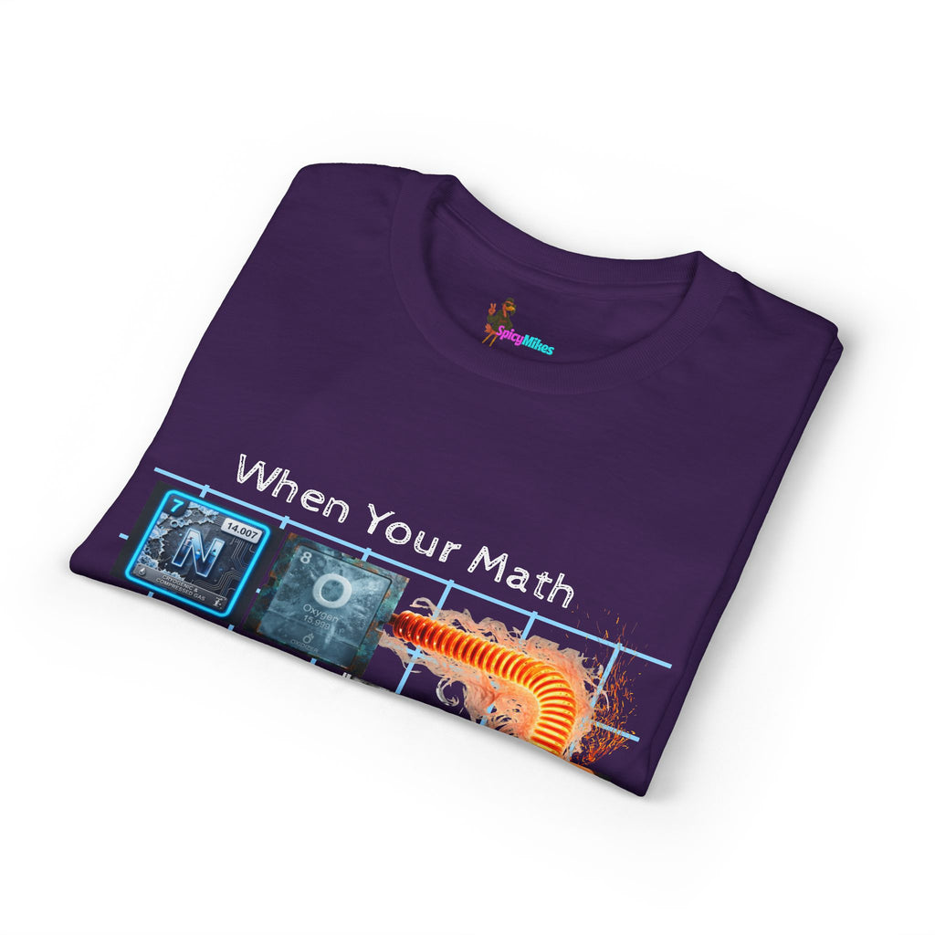 Periodic table "No Cap" When Your Math Ain't Mathing T-Shirt — Funny Math Meme Tee