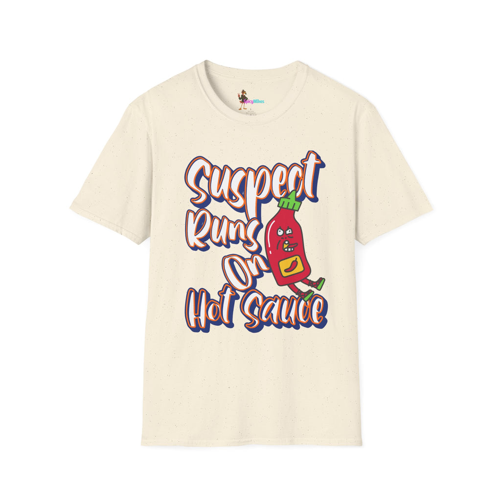 Suspect Runs On...Hot Sauce Graphic Tee