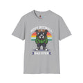 Best Pitbull Dad Ever T-Shirt — Vintage Rainbow Pit Bull Father’s Day Tee