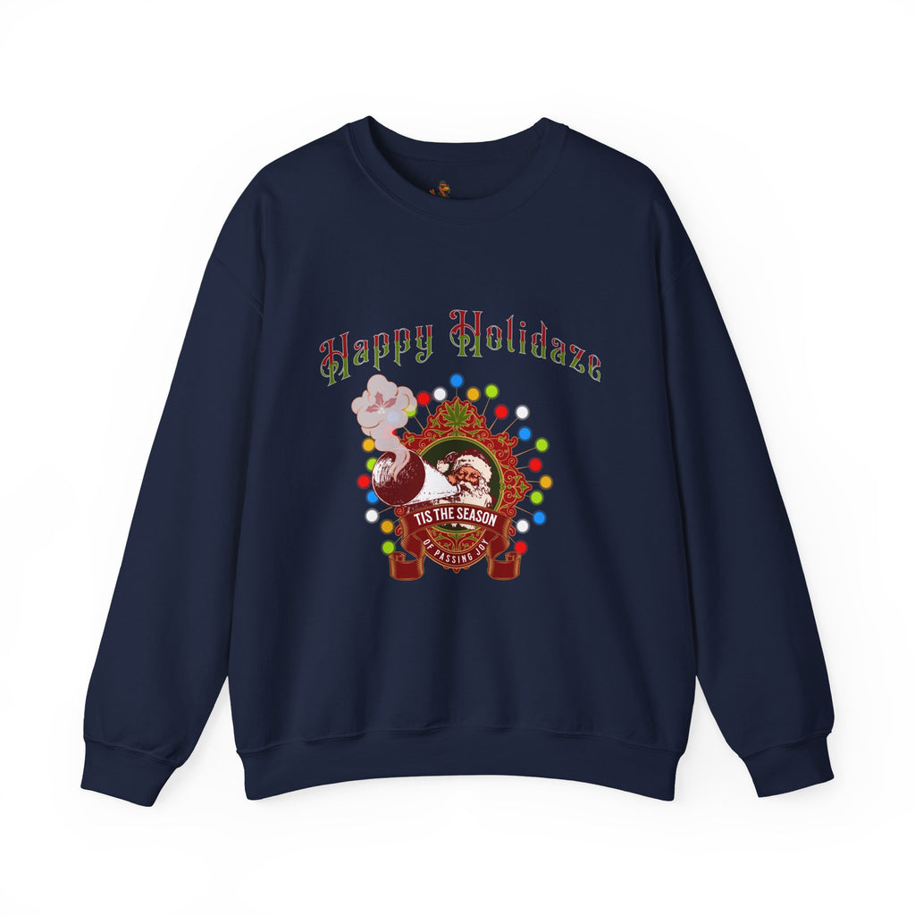 "Happy Holidaze" Retro Christmas Sweatshirt