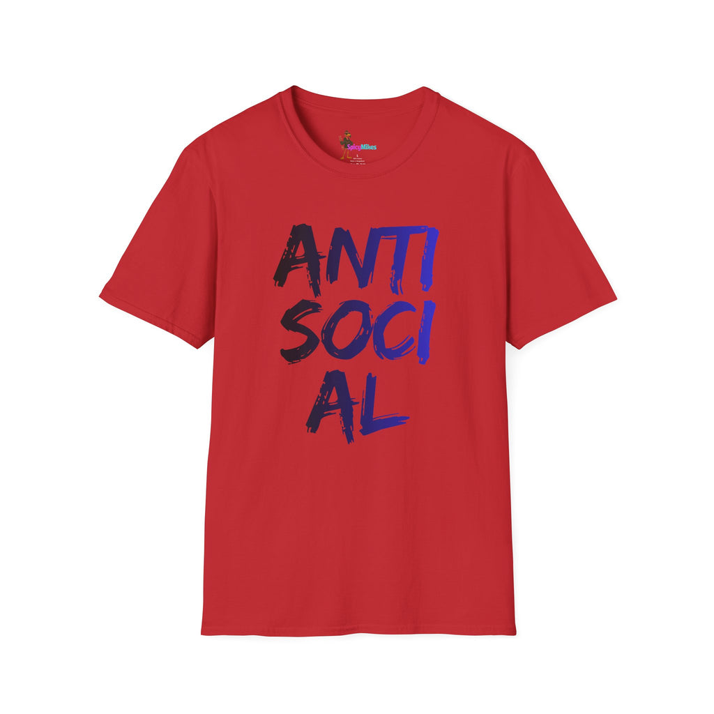 Antisocial Brushstroke Graphic Tee