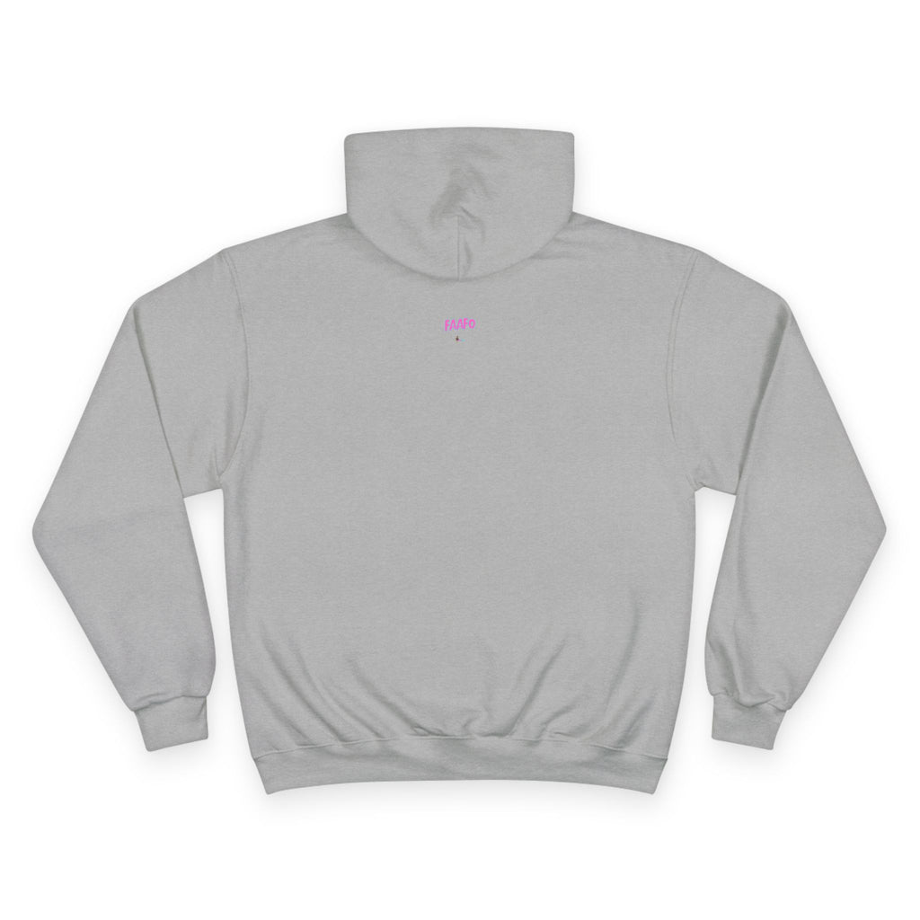 FAAFO Now In Technicolor Simple Champion Pullover Hoodie