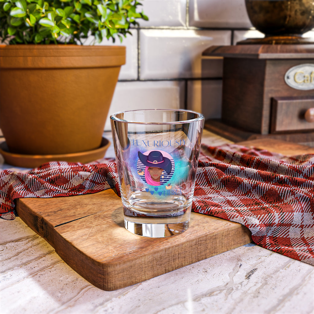 Luxuriously Libra Zodiac Cocktail Shot Glass Handcrafted