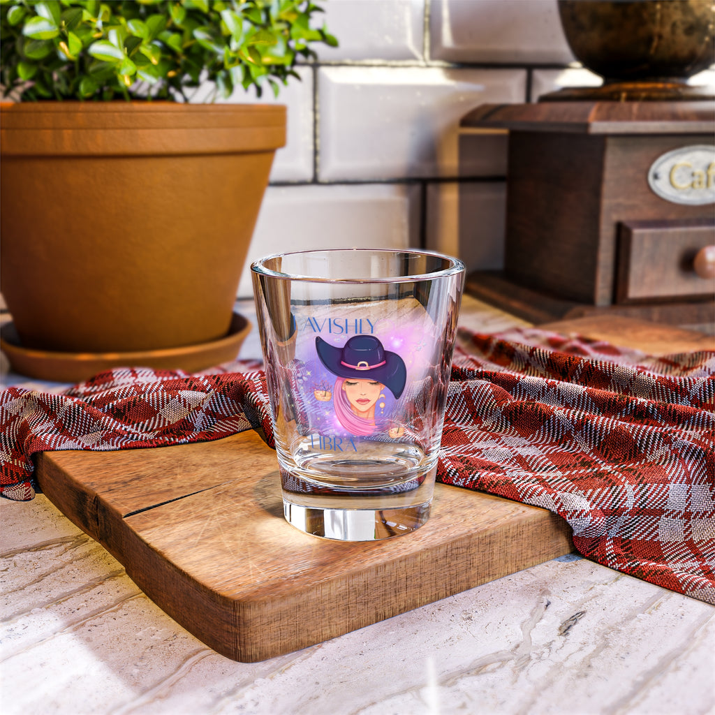 Lavishly Libra Zodiac Cocktail Shooter Shot Glass Handcrafted