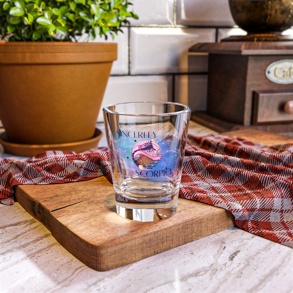 Sincerely Scorpio 1.5oz Zodiac Shot Glass Handcrafted