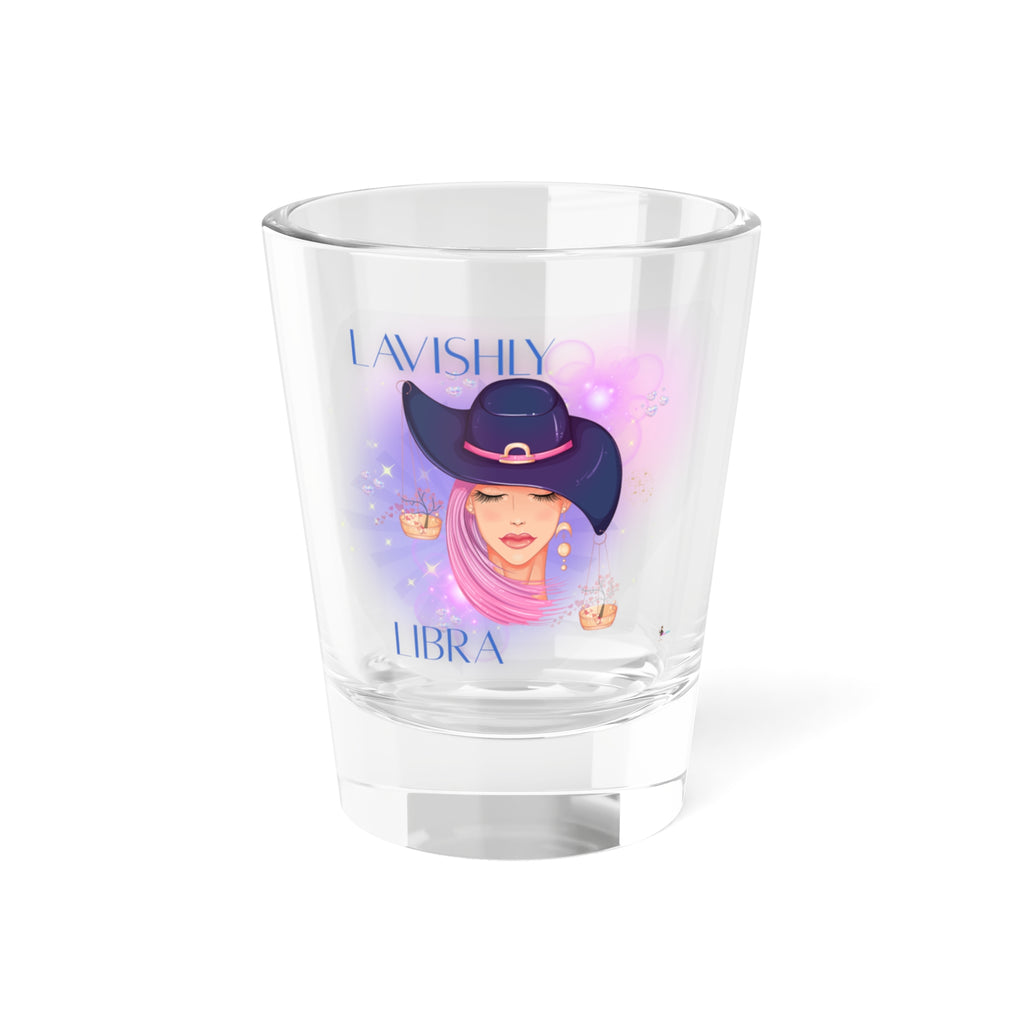 Lavishly Libra Zodiac Cocktail Shooter Shot Glass Handcrafted