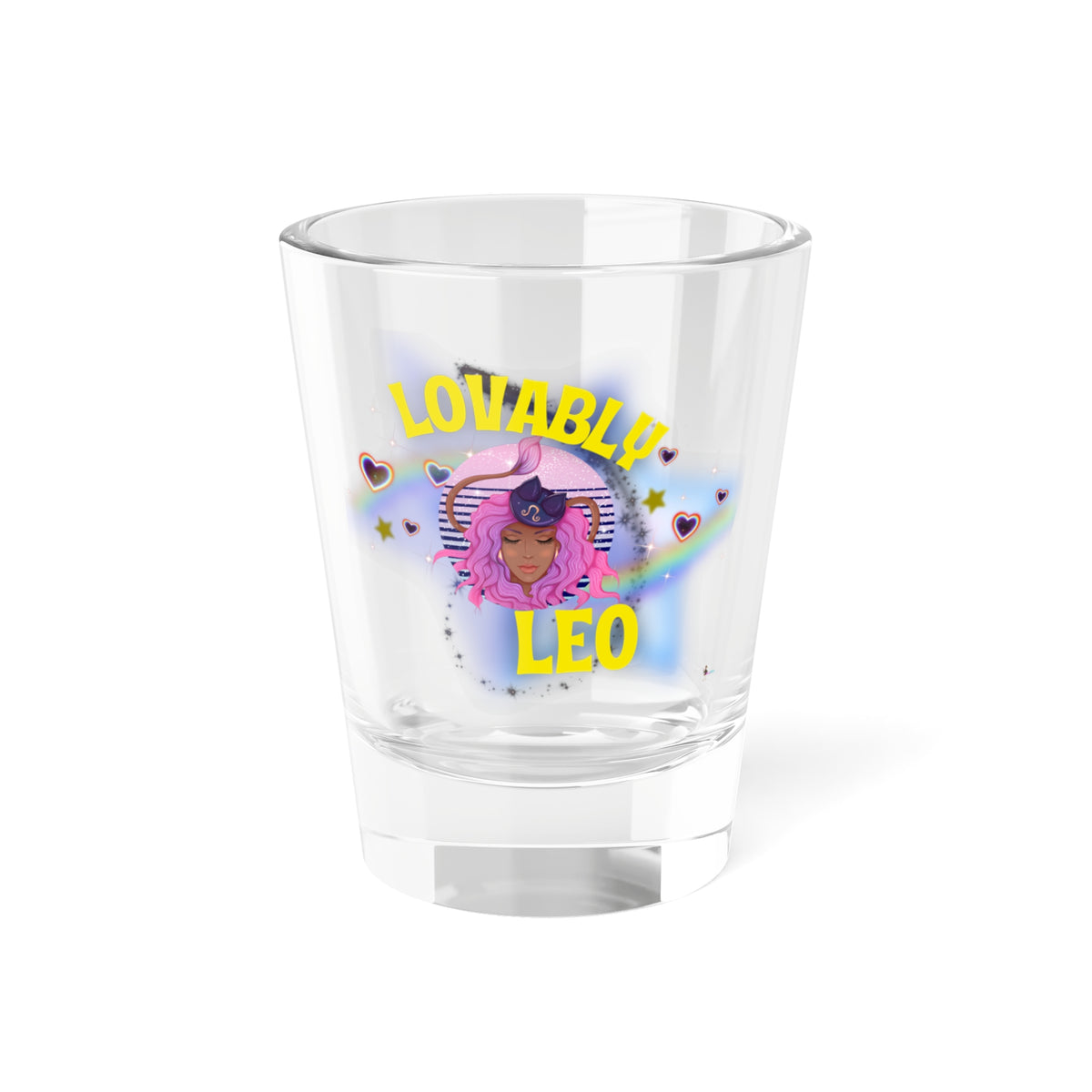 Lovably Leo Shot Glass – Zodiac Handcrafted Shot Glass